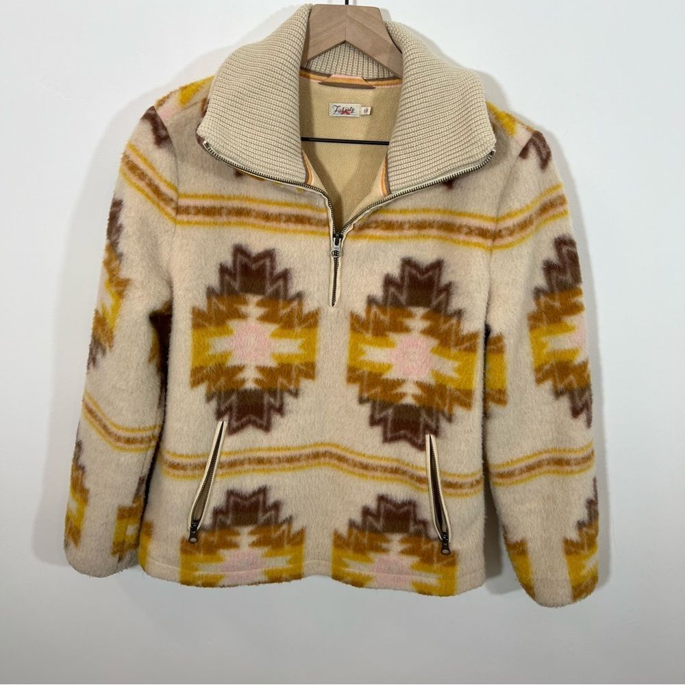 Faherty good feather x star nation quarter zip star nation | Size S - Picture 5 of 13